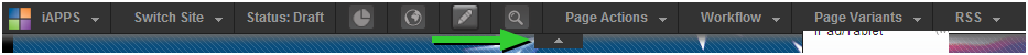 Site Editor Top Toobar