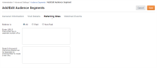 Analyzer Audience Segment - Step 3
