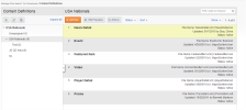 Content Definitions Library