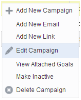 Campaigns Context Menu - Analyzer