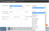 List Properties and Sorting options