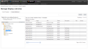 Manage Display Libraries, Marketier Templates