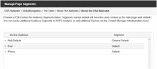 Manage Page Segments