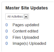 Master Site Updates Container
