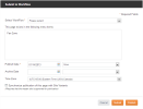 Submit to Workflow popup