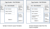 Sample Layout Template and Page Template Made from It