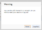 iAPPS Timeout Warning