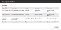 View Page in Workflow